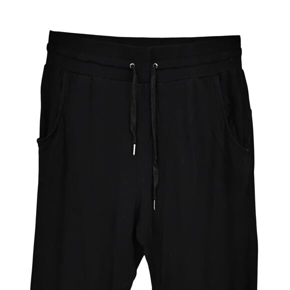 La Miel Sweatpants Size Large Black Pull On Pockets Drawstring and Elastic Waist - Picture 3 of 6